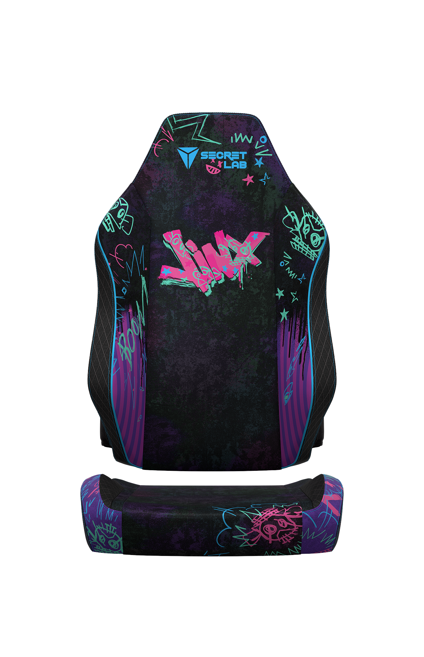 Secretlab SKINS Arcane Jinx Edition|Secretlab × Riot Games