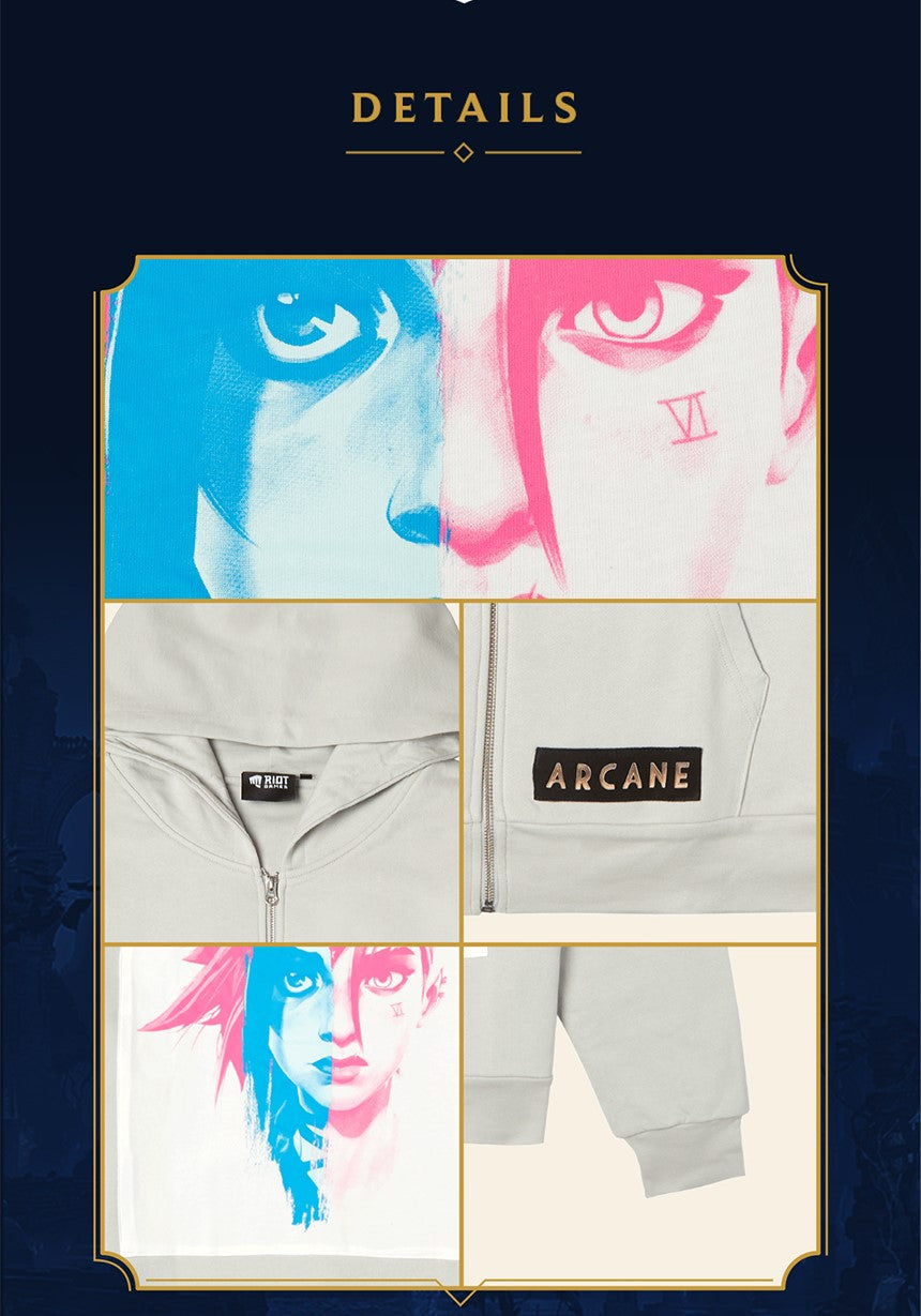 ARCANE ヴァイ & パウダー ジップアップ フーディ