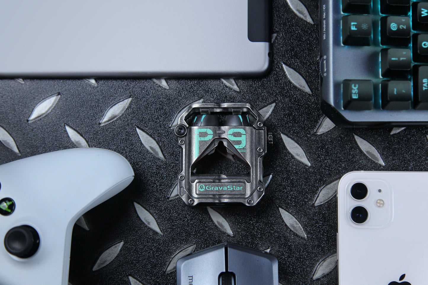 Gravastar Sirius Pro Earbuds ウォーダメージグレー