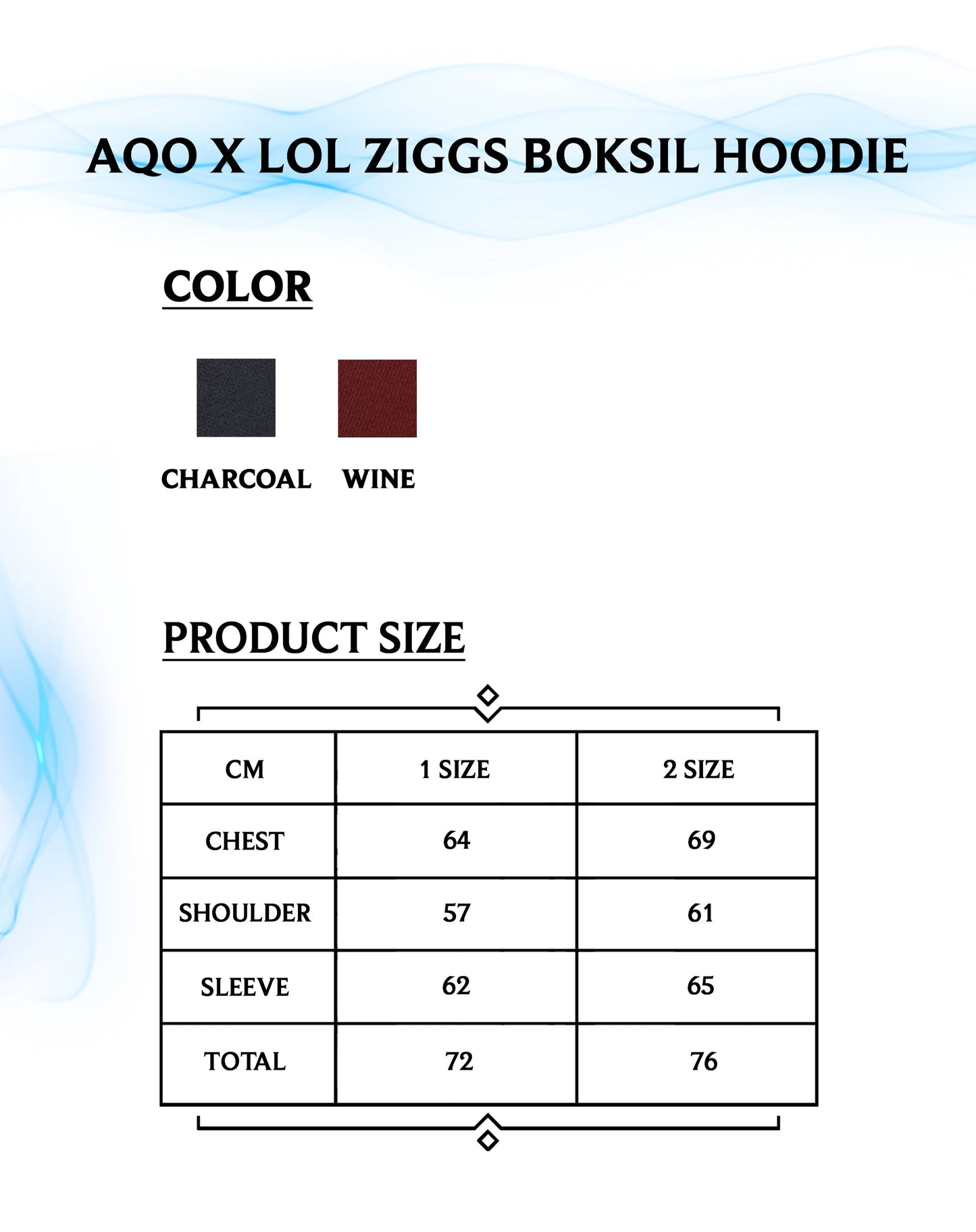 【AQO ×リーグ・オブ・レジェンド】ジグス フード付きパーカー ワイン