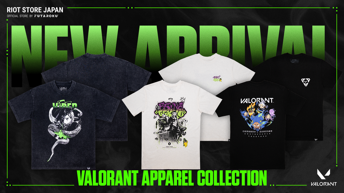 「VALORANT」の新作Tシャツ3種がRiot Store Japanで販売開始！