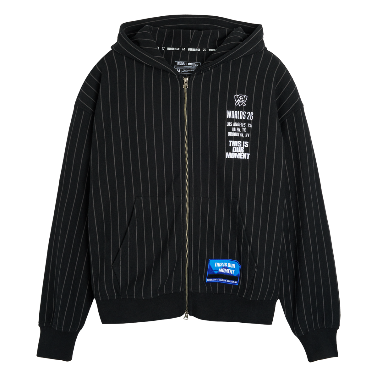 Worlds 2026 Black Zip Hoodie