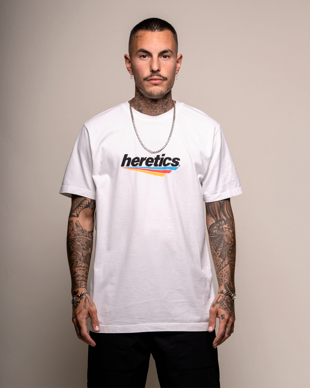 Team Heretics Spring 2023 ライトウェイト ホワイトTシャツ