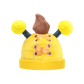 Beemo and matching stuffed toy hat 