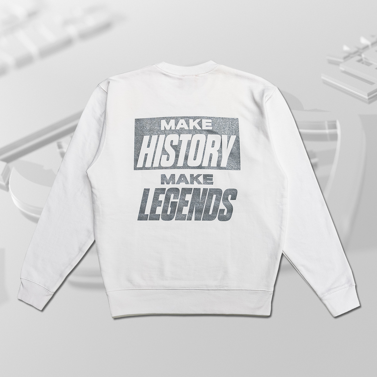 LJL  MAKE HISTORY / MAKE LEGENDS Sweatshirt (White)｜League of Legends Japan League Official Store 公式ストア